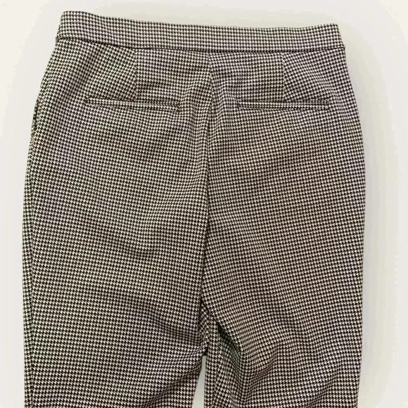 Anne Klein Women's Stretchy Black and White Houndstooth Straight Leg Pants - Picture 11 of 12